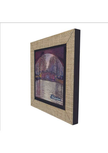 Amsterdam Görseli Baskılı Mdf Magnet 7x7 indirimleri