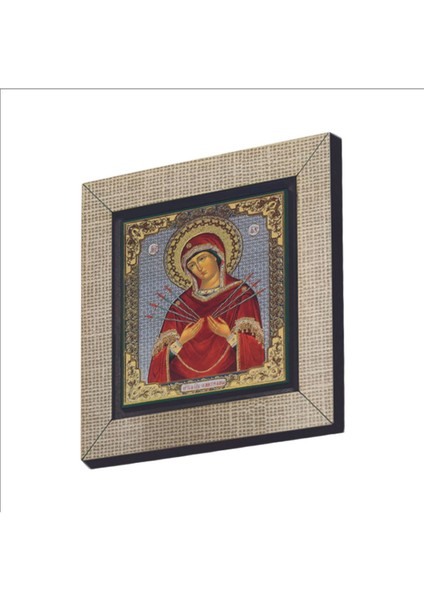 Meryem Görseli Baskılı Mdf Magnet 7x7
