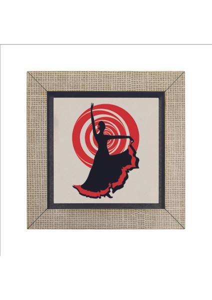 Ispanyol Flamenko Dansçısı Baskılı Mdf Magnet 7x7 fırsatları