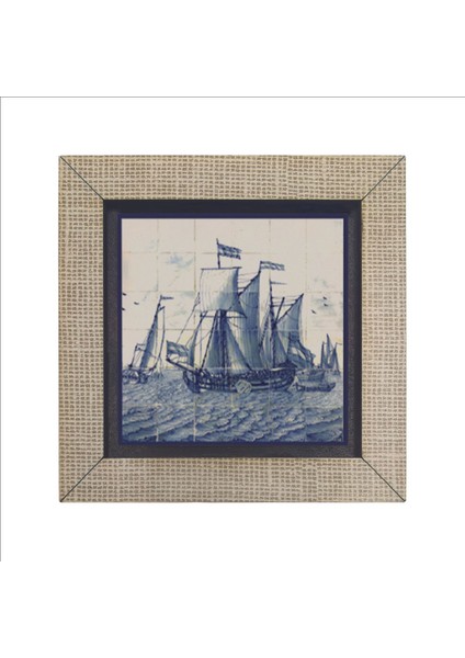 Hollanda Deseni Baskılı Mdf Magnet 7x7