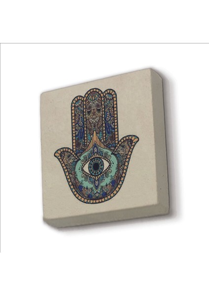Fatıma’nın Eli Baskılı Taş Magnet 5x5