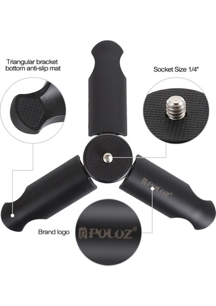 Taşınabilir Katlanır Masaüstü Tripod Telefon Tutucu (Yurt Dışından)