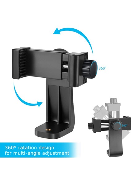 360 Derece Dönebilir Evrensel Telefon Tripod Kıskaç Siyah (Yurt Dışından) fiyatları