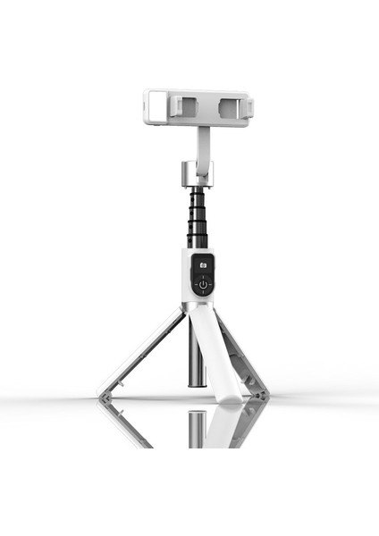 P70D Alüminyum Alaşımlı Bluetooth Sie Çubuğu Tripod Dolgu Işıklı Beyaz (Yurt Dışından)