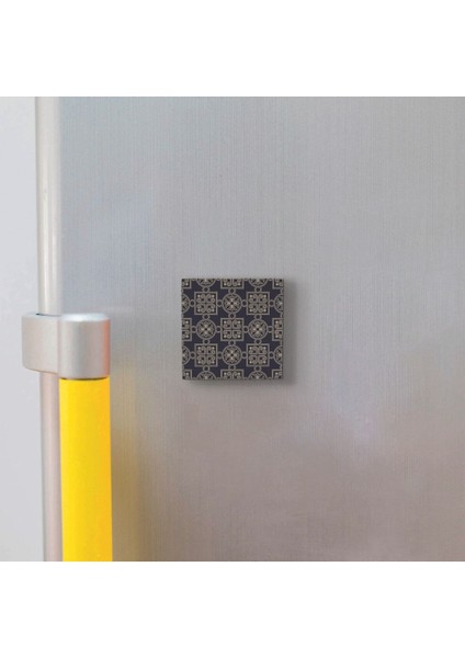 Bizans Deseni Baskılı Taş Magnet 5x5 modelleri