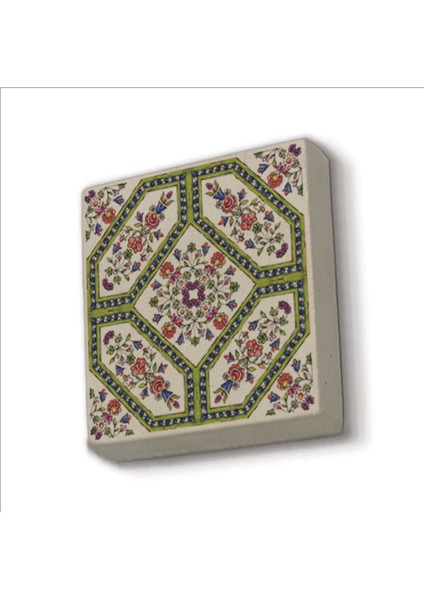 Italyan Deseni Baskılı Taş Magnet 5x5