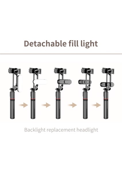 43,7 Inç Sökülebilir Işıklı Bluetooth Kumandalı 7 Bölmeli Teleskopik Sie Çubuğu Tripod (Yurt Dışından) indirimleri