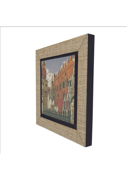 Italya Görseli Baskılı Mdf Magnet 7x7