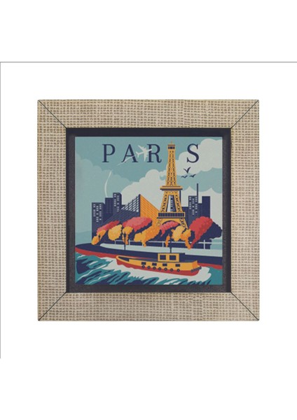 Paris Baskılı Mdf Magnet 7x7 fırsatları