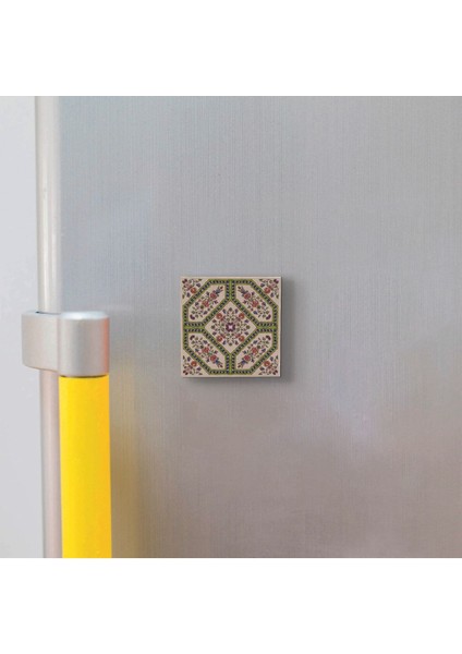 Italyan Deseni Baskılı Taş Magnet 5x5