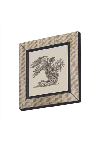 Melek Görseli Baskılı Mdf Magnet 7x7