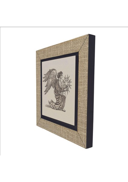 Melek Görseli Baskılı Mdf Magnet 7x7