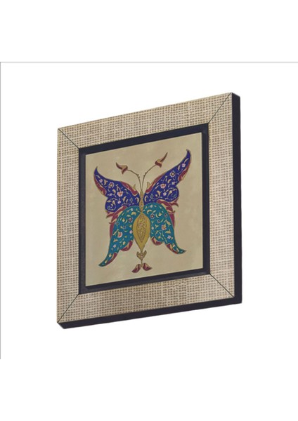 Kelebek Deseni Baskılı Mdf Magnet 7x7