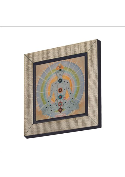Çakra Enerji Haritası – Meditasyon ve Spritüel Denge Baskılı Mdf Magnet 7x7