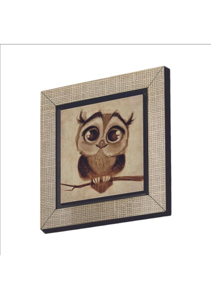 Baykuş Baskılı Mdf Magnet 7x7