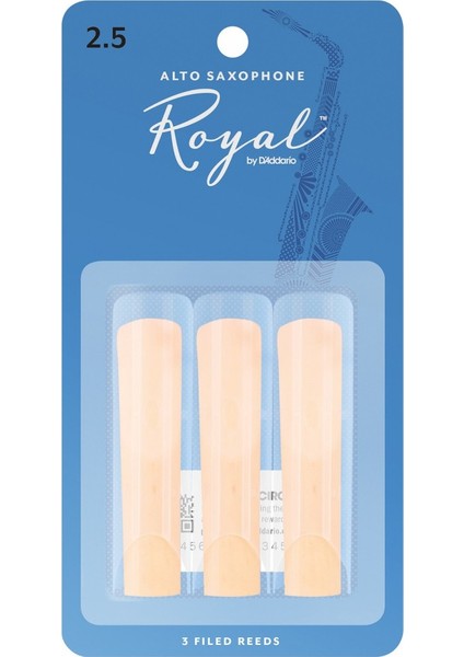 D'Addario Woodwinds Royal RJB0325 Alto Saksafon Kamışı (3 lü) No: