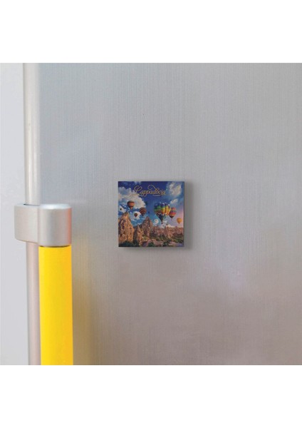 Kapadokya Baskılı Taş Magnet 5x5