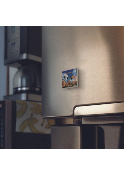 Kapadokya Baskılı Taş Magnet 5x5