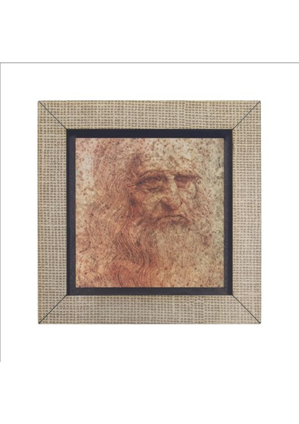 Otoportre (Leonardo Da Vinci, 1512) Baskılı Mdf Magnet 7x7 fırsatları