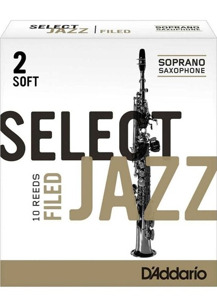 Select Jazz Soprano Saksofon Kamışı (10'lu) Soft No.2