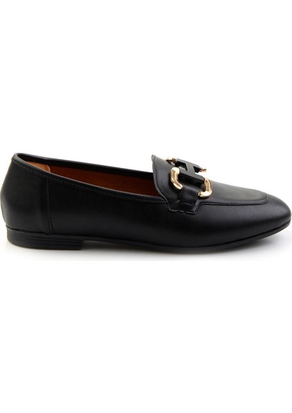 Siyah Kadın Loafer Ayakkabı K01140003809