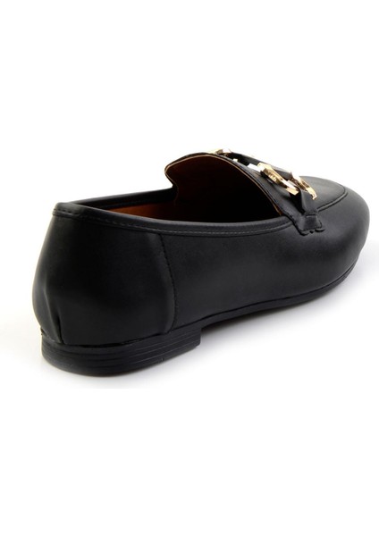 Siyah Kadın Loafer Ayakkabı K01140003809