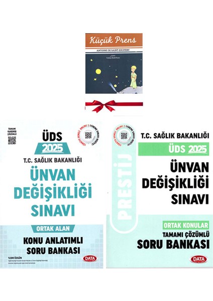 2025 Üds Sağlık Bakanlığı Ortak Konular Soru ve Konu Kitabı Seti Online 2 Deneme Sınavı Hediye