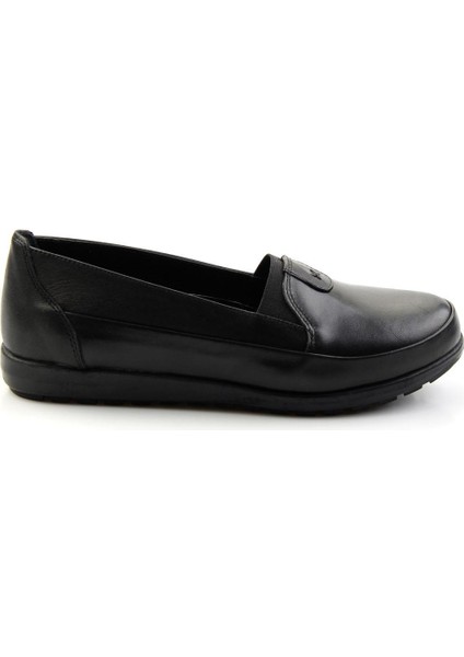 Siyah Leather Kadın Casual Ayakkabı K01087734103