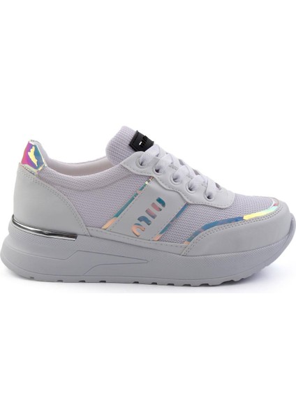 Beyaz Anorak Kadın Sneaker K01179001385