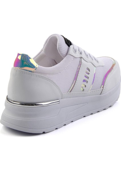 Beyaz Anorak Kadın Sneaker K01179001385 modelleri