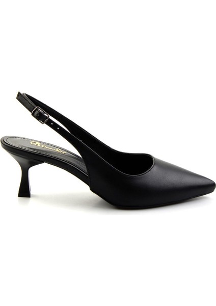 Siyah Kadın Klasik Topuklu Ayakkabı K01209076209