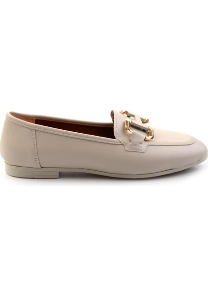 Bej Kadın Loafer Ayakkabı K01140003809