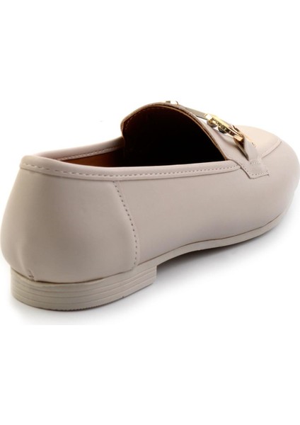 Bej Kadın Loafer Ayakkabı K01140003809