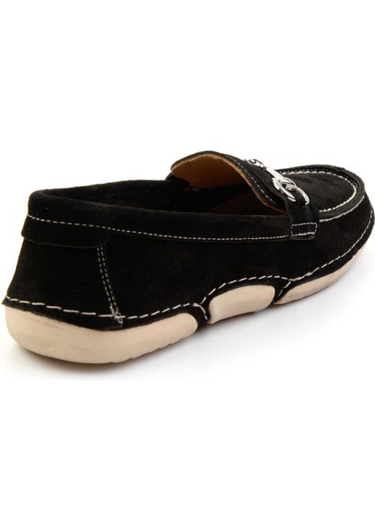 Siyah Leather Kadın Loafer Ayakkabı K01028130601 modelleri