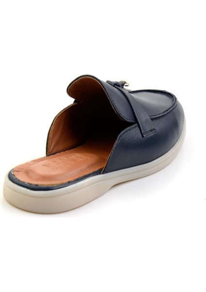 Lacivert Leather Erkek Terlik E04079975603 modelleri