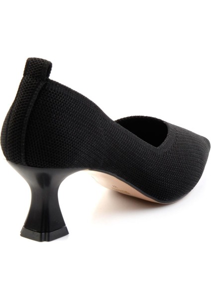Siyah Triko Kadın Klasik Topuklu Ayakkabı K01213211782 modelleri