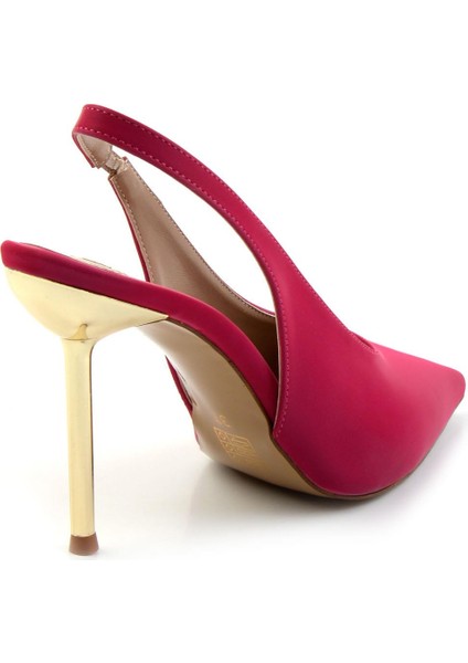Parlak Fuşya Kadın Klasik Topuklu Ayakkabı K01209080038 modelleri