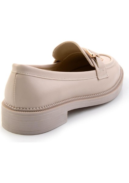 Bej Kadın Loafer Ayakkabı K01216100009