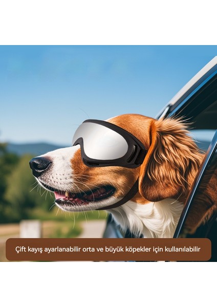 Orta Ve Büyük Köpek Gözlükleri Evcil Hayvan Dış Mekan Rüzgar Geçirmez Gözlük Köpek Güneş Gözlüğü (Yurt Dışından)