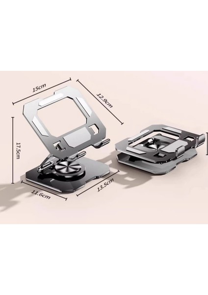 360 ° Döndürme Karbon Çelik Tablet Pc iPad Standı (Yurt Dışından)