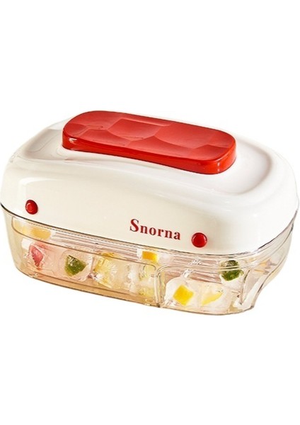 Ev Buz Küpü Kalıp Büyük Kapasiteli Depolama Serbest Bırakılması Kolay Hızlı Donma Çekmecesi Buzdolabı Buz Kutusu (Yurt Dışından)