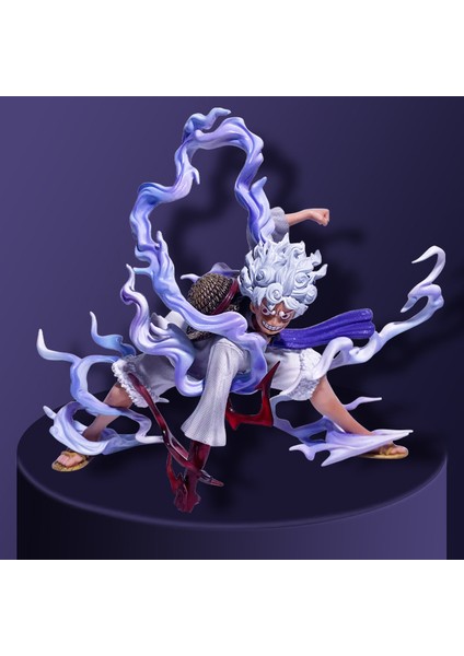 One Piece 5. Vites Nika-Luffy Çömelme Bebek Modeli (Yurt Dışından)