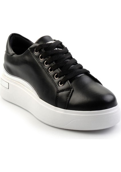 Siyah Lame Kadın Sneaker K01179001409