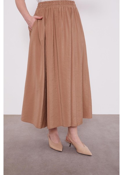 Camel Cep Boncuk Papatya Detaylı Etek Takım indirimleri