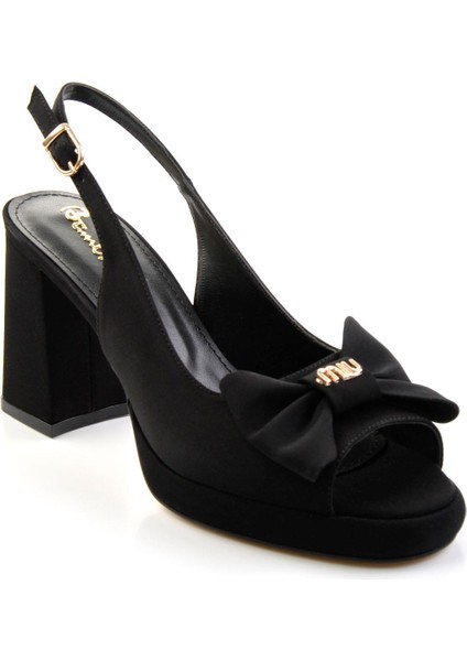 Siyah Kadın Klasik Topuklu Ayakkabı K01231441204 fiyatları