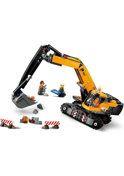 60420 LEGO City Sarı Inşaat Ekskavatörü 633 Parça +8 Yaş