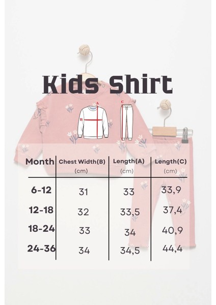 Kız Bebek Yeşil Sweatshirt ve Fitilli Tayt - Alt Üst Takım indirimleri