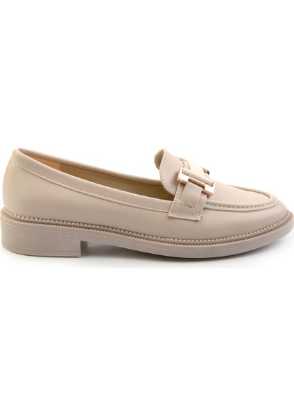 Bej Kadın Loafer Ayakkabı K01216100009