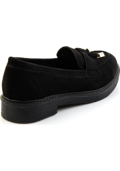 Siyah Kadın Loafer Ayakkabı K01257050102