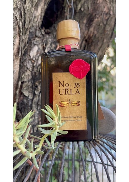 Erken Hasat Soğuk Sıkım Zeytinyağı Özel Kare Amber Şişe